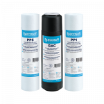 ECOSOFT 1-2-3 KARTRIDŽU KOMPLEKTS REVERSĒJĀS OSMOZES FILTRAM