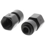 John Guest adapteris taisns, melns, 6mm x 1/4" BSP PM450612E - Image 2