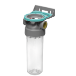 FCPP2P0110 Ecosoft 2P Filtra korpuss ECO 9" ¾ caurspīdīga PET bļoda ¾ – ¾"/1" Mehāniskais filtrs