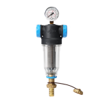 FNS2P1522 Ecosoft Pašattīrošs SAN filtrs ar 304 nerūsējošā tērauda sieta kasetnēm ar ½” FM un ¾” M savienojumu