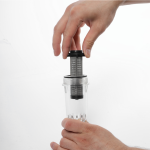 FNS2P1522 Ecosoft Pašattīrošs SAN filtrs ar 304 nerūsējošā tērauda sieta kasetnēm ar ½” FM un ¾” M savienojumu