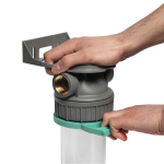 FCPP3P0130 Ecosoft 3P Mehāniska filtra korpuss ECO 9" ¾ caurspīdīgs PET ¾ – ¾" Mehāniskais filtrs