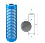 FCXRLD0025 Ecosoft kasetne mazgājams mehāniskās filtrācijas elements 2.5″x10″, 60 mikroni - Image 2