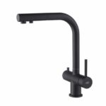 BLUE WATER APALA BLACK MAT выдвижной смеситель, матовый черный